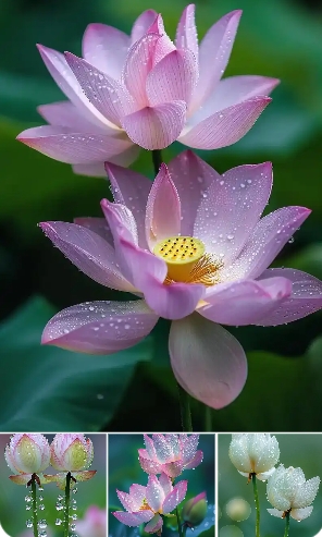 荷花有什么颜色和特点？